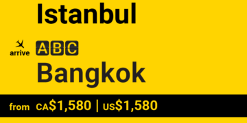 Istanbul (IST) to Bangkok (BKK) | Saudia Airlines | Business Class | ca$1,580